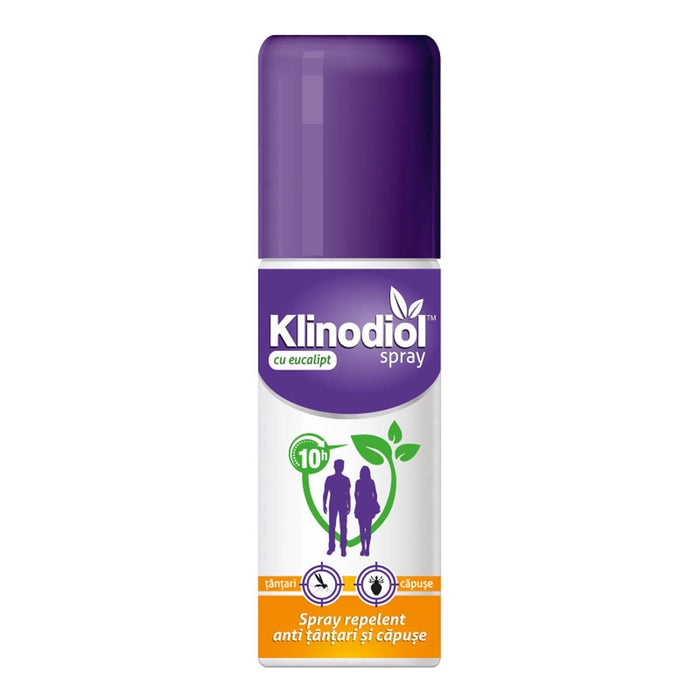 Klinodiol | Spray Repelent Family pentru Tantari si Capuse | Pentru Adulti | 100 ml